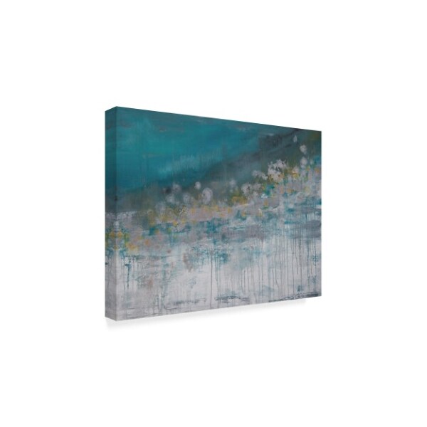 Hilary Winfield 'Lithosphere Blue Gray' Canvas Art,18x24